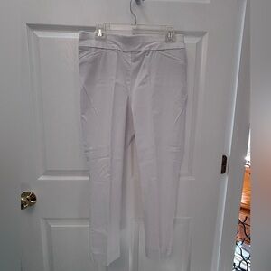 Talbots Pull-on White Pants size 12p